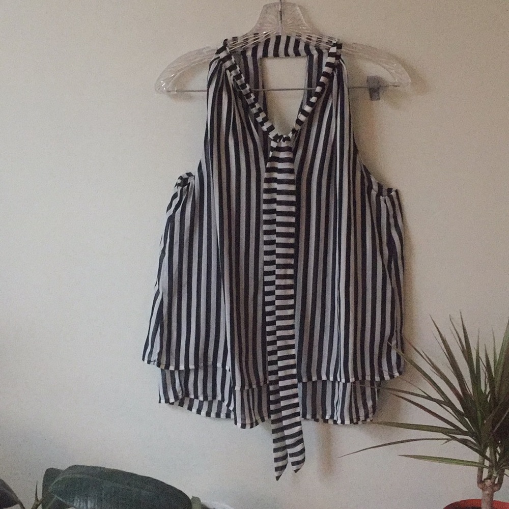 Banana Republic dressy striped tank